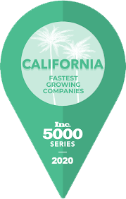 Inc5000 - Nebulaworks - California Fastest Growing Company 2020